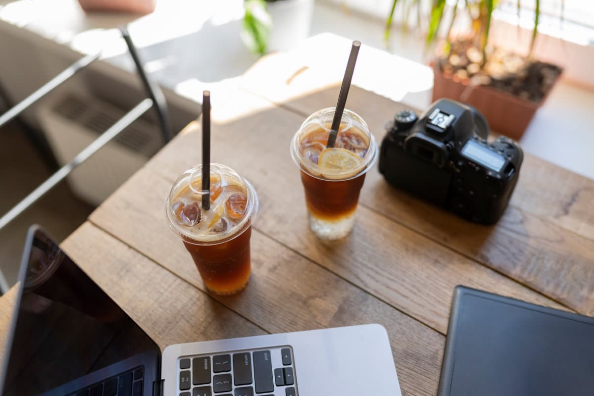 Coffee with Laptop